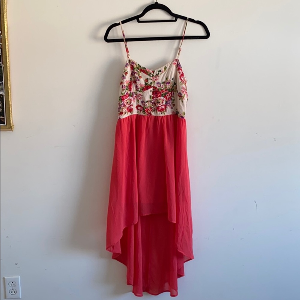 Love Culture Floral Highlow Dress